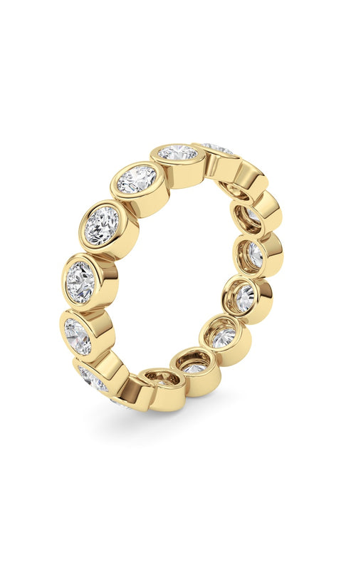1.9CTW Round Shaped Lab Grown Diamond (F/VS) Eternity Band Ring in 14K Gold