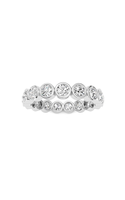 2.2CTW Round Shaped Lab Grown Diamond (F/VS) Eternity Band Ring in 14K Gold