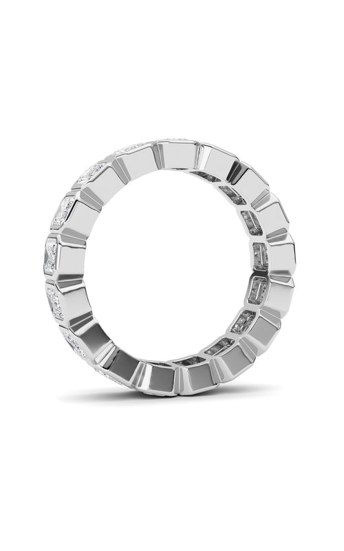 2.5CTW Emerald Shaped Lab Grown Diamond (F/VS) Eternity Band Ring in 14K Gold