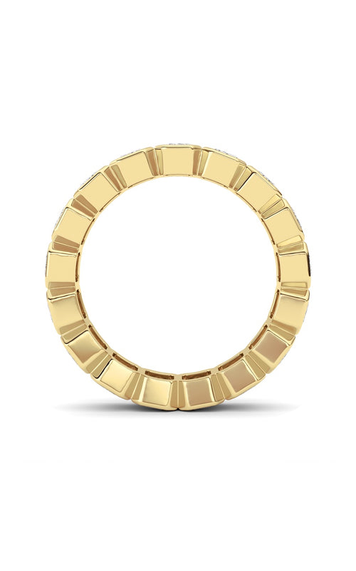 2.5CTW Emerald Shaped Lab Grown Diamond (F/VS) Eternity Band Ring in 14K Gold