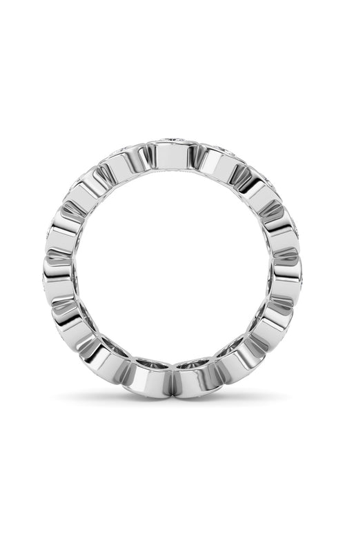2.2CTW Oval Shaped Lab Grown Diamond (F/VS) Eternity Band Ring in 14K Gold