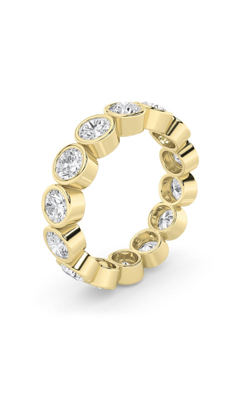 2.5CTW Round Shaped Lab Grown Diamond (F/VS) Eternity Band Ring in 14K Gold