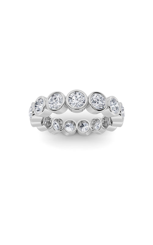 2.7CTW Round Shaped Lab Grown Diamond (F/VS) Eternity Band Ring in 14K Gold
