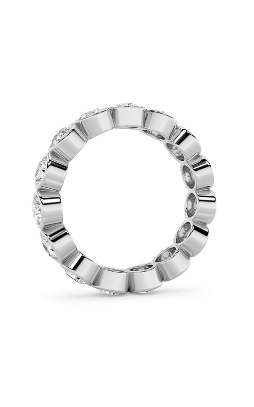 2.7CTW Round Shaped Lab Grown Diamond (F/VS) Eternity Band Ring in 14K Gold