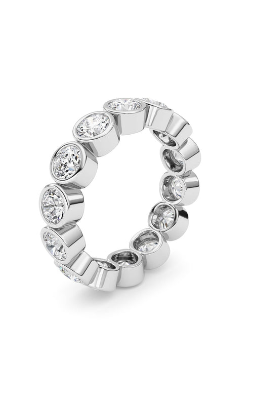 3.1CTW Round Shaped Lab Grown Diamond (F/VS) Eternity Band Ring in 14K Gold