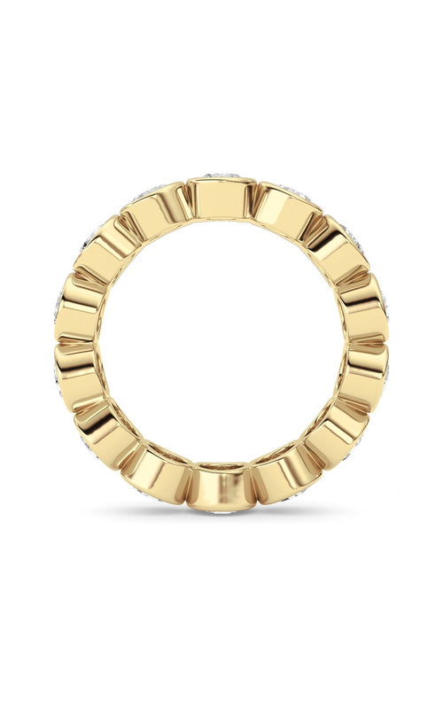 3.1CTW Round Shaped Lab Grown Diamond (F/VS) Eternity Band Ring in 14K Gold