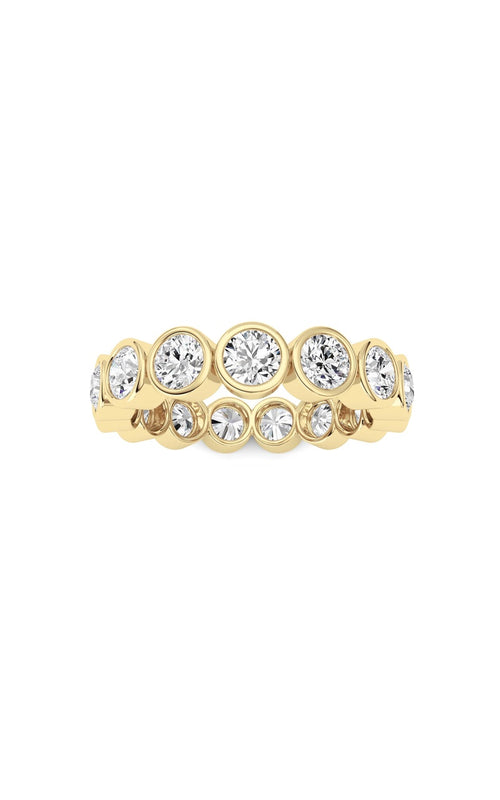 3.3CTW Round Shaped Lab Grown Diamond (F/VS) Eternity Band Ring in 14K Gold