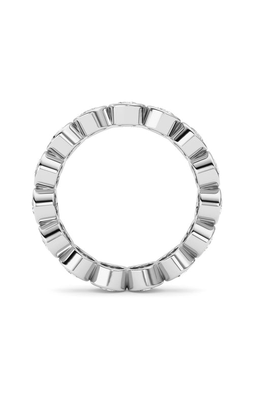 3.3CTW Round Shaped Lab Grown Diamond (F/VS) Eternity Band Ring in 14K Gold