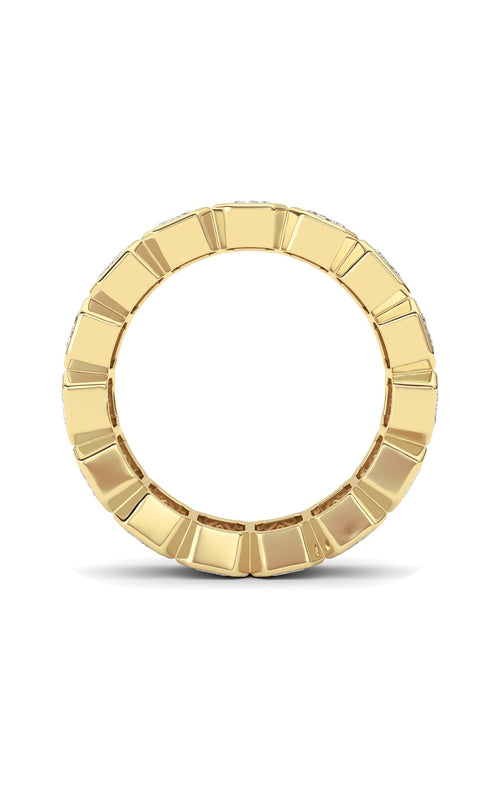 3.75CTW Emerald Shaped Lab Grown Diamond (F/VS) Eternity Band Ring in 14K Gold