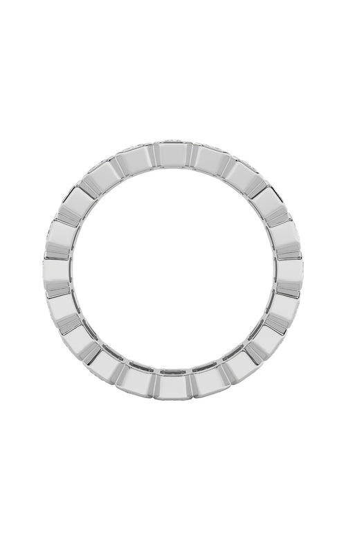 4.25CTW Emerald Shaped Lab Grown Diamond (F/VS) Eternity Band Ring in 14K Gold