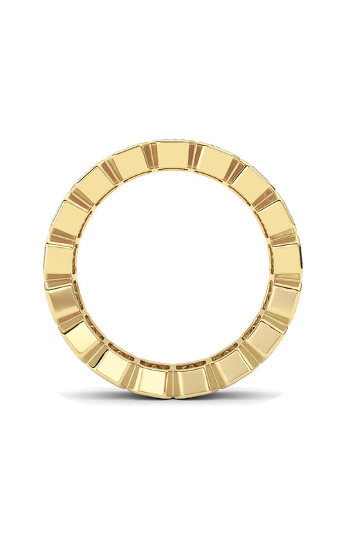 4.25CTW Emerald Shaped Lab Grown Diamond (F/VS) Eternity Band Ring in 14K Gold