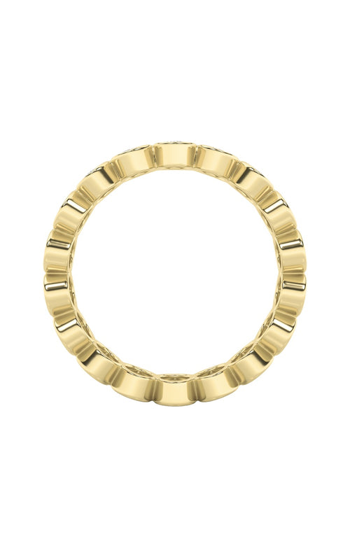 3.75CTW Oval Shaped Lab Grown Diamond (F/VS) Eternity Band Ring in 14K Gold