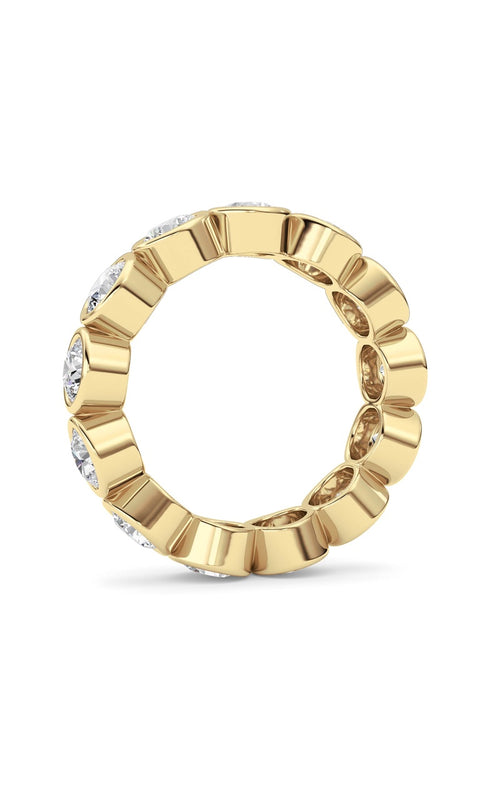 3.2CTW Round Shaped Lab Grown Diamond (F/VS) Eternity Band Ring in 14K Gold