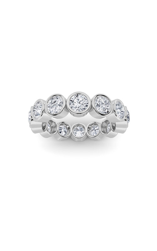 3.5CTW Round Shaped Lab Grown Diamond (F/VS) Eternity Band Ring in 14K Gold