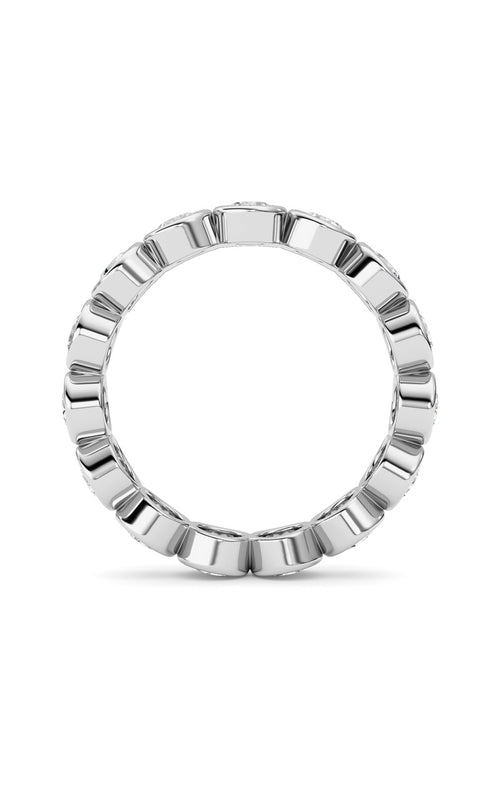 3.8CTW Round Shaped Lab Grown Diamond (F/VS) Eternity Band Ring in 14K Gold