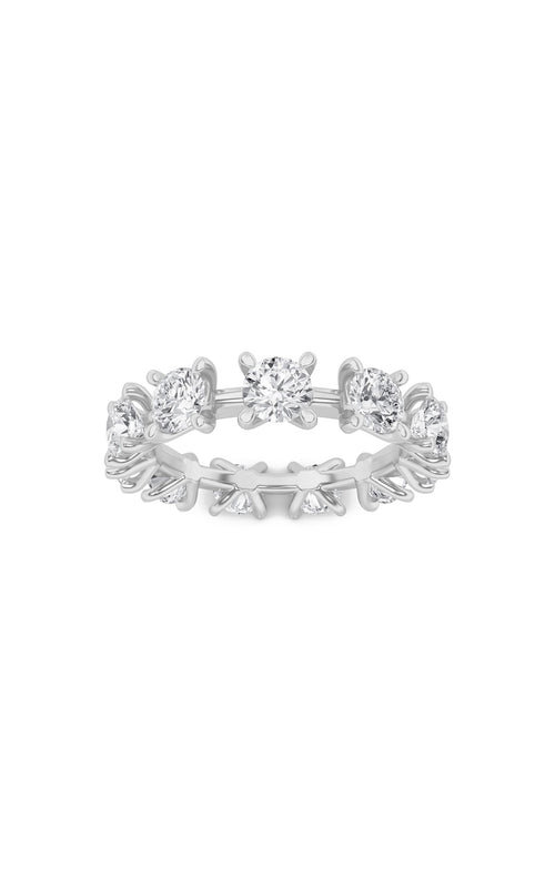 3CTW Round Shaped Lab Grown Diamond (F/VS) Eternity Band Ring in 14K Gold
