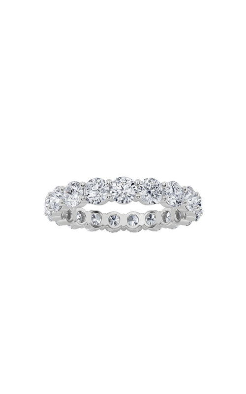 2.2CTW Round Shaped Lab Grown Diamond Split Prong Eternity Ring in 14K Gold (F/VS)