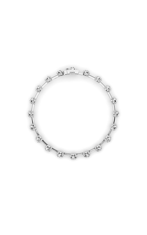 4CTW Round Shaped Lab Grown Diamond Split Prong Eternity Ring in 14K Gold (F/VS)